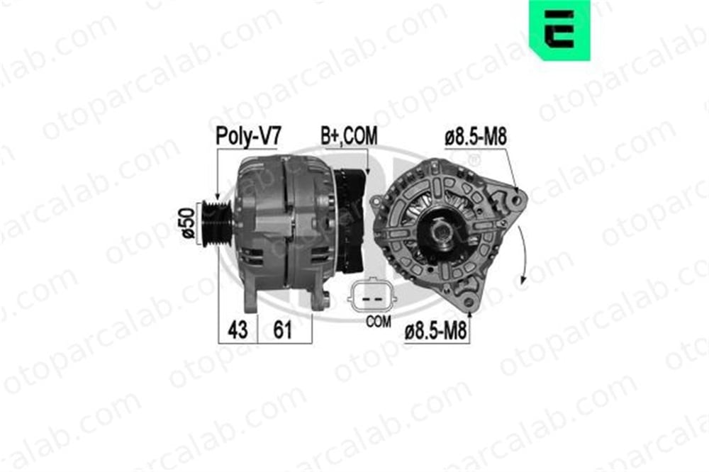 ERA 209404A Alternatör RENAULT MEGANE II MEGANE II Station wagon 8200474219 7711368601