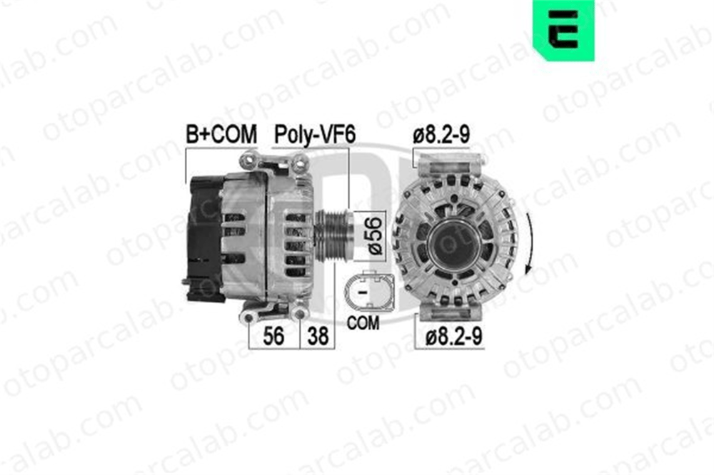 ERA 209592 Alternatör AUDI A6 C7 A6 C7 Avant 6H903018EX 06H903018EX