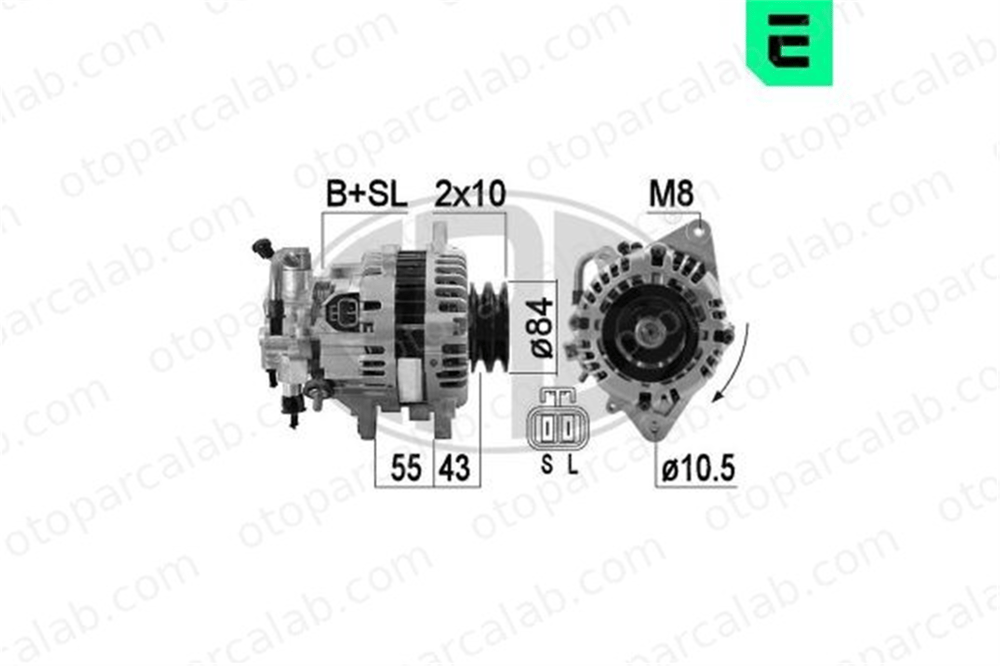 ERA 209599 Alternatör HYUNDAI H-1 / STAREX Minibüs/Otobüs H-1 Panelvan/Van 3730042910