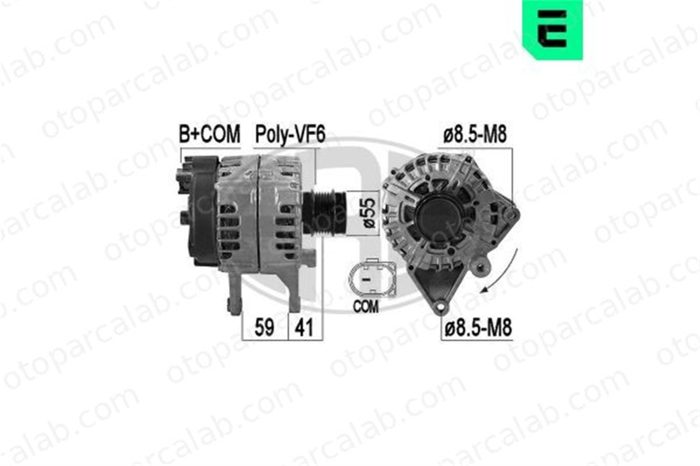 ERA 209607 Alternatör MERCEDES-BENZ C-SERISI C-SERISI T-Model 9069405 9067703