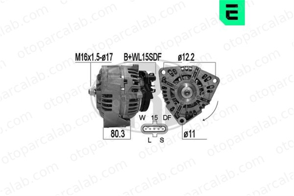 ERA 209611 Alternatör MAN F90 TGS I 51261017314 51261019314