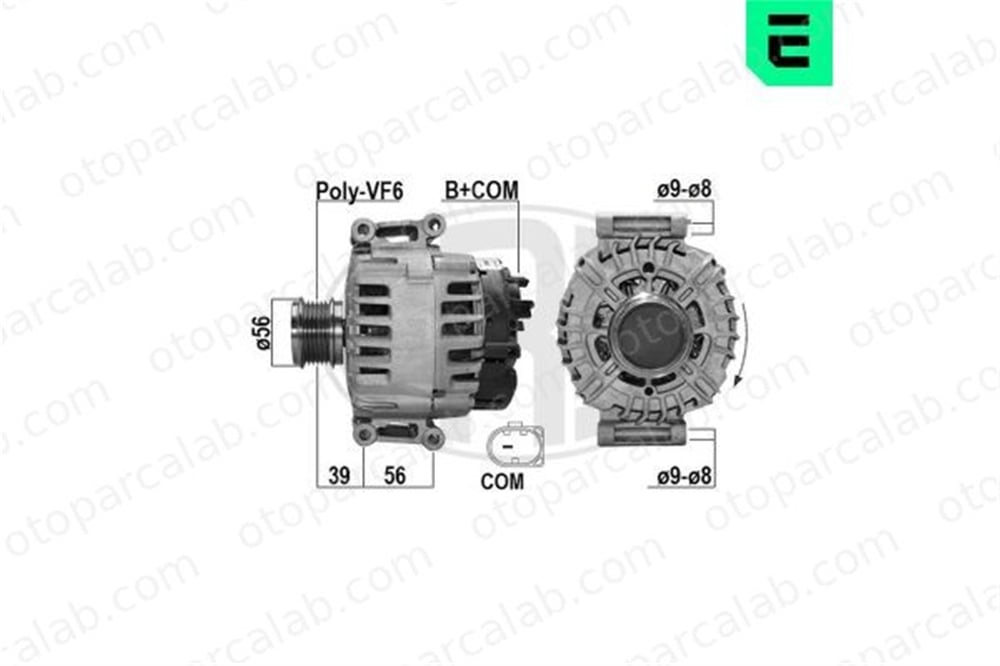 ERA 209631 Alternatör VW GOLF VII SKODA KODIAQ 439737 6J903023K