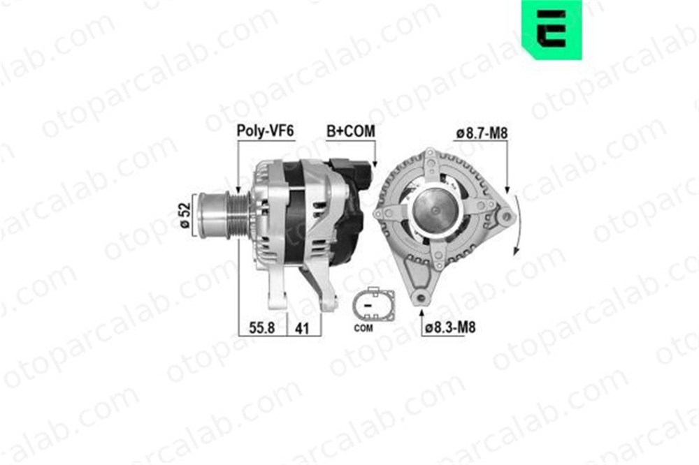 ERA 209715A Alternatör FORD FOCUS IV FOCUS IV Turnier 2198947 1042119540