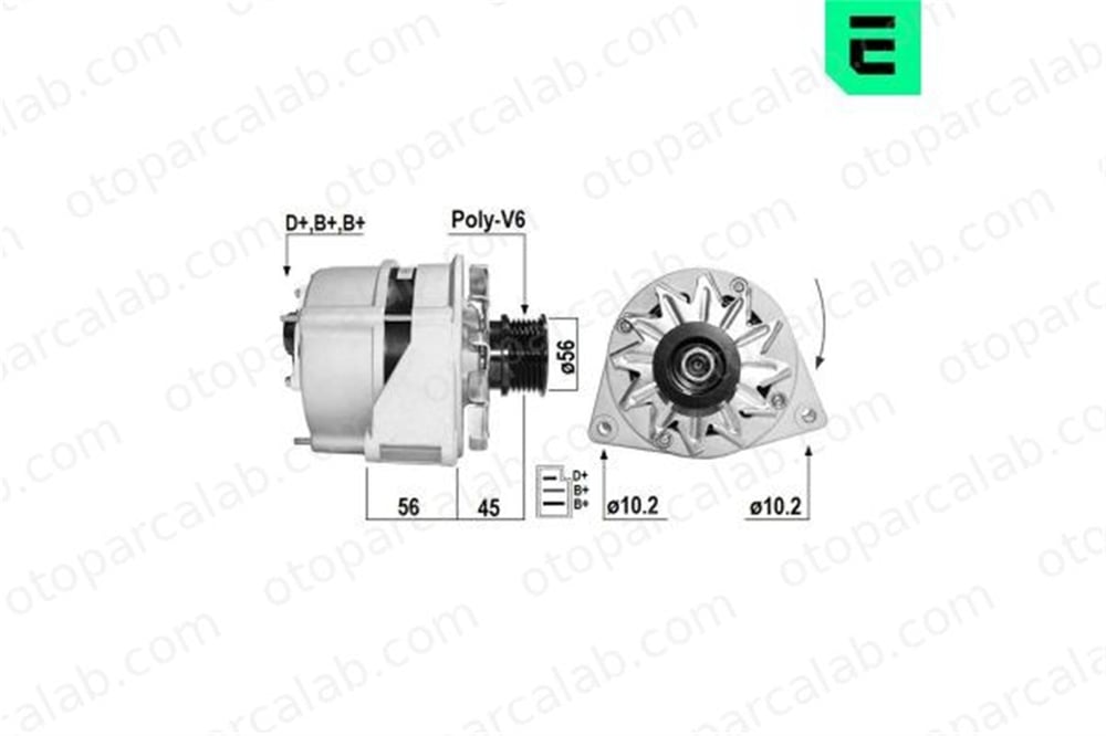 ERA 210014A Alternatör MERCEDES-BENZ 124 Sedan 124 T-Model 71545302 71540202