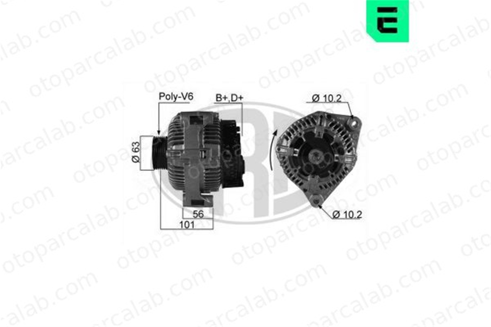 ERA 210021A Alternatör CITROËN XANTIA ZX 9617849180 5701C0