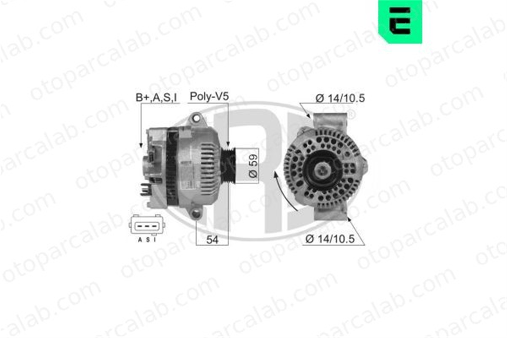 ERA 210029A Alternatör FORD MONDEO II MONDEO II Sedan 1104987 1021397