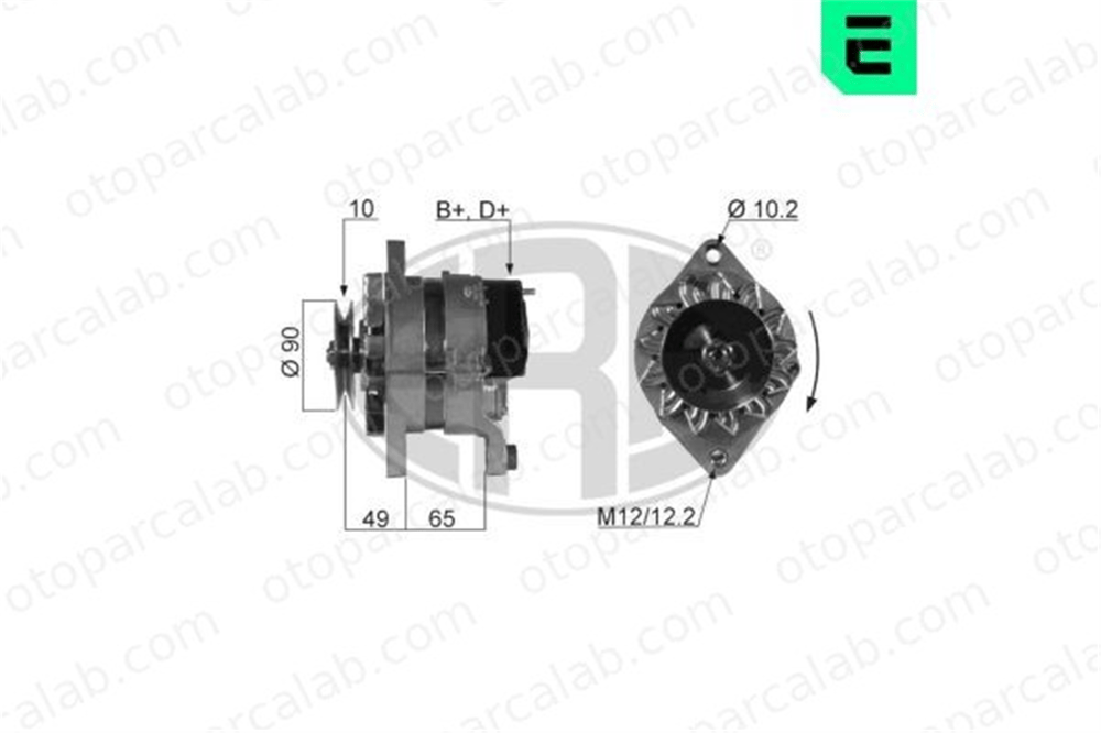 ERA 210033A Alternatör IVECO DAILY II Panelvan/Van DAILY II Platform şasi 4808502 116760506000