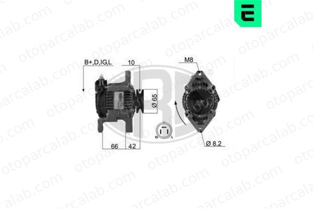 ERA 210039A Alternatör SUZUKI SWIFT I SAMURAI SUV 3140082611 3140082610