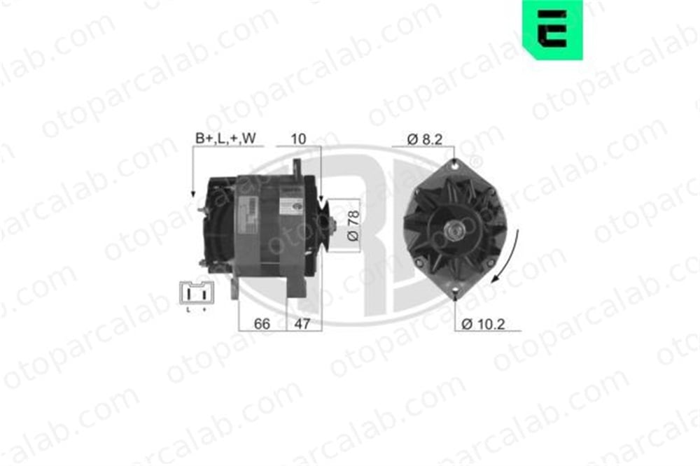 ERA 210163A Alternatör RENAULT 21 Sedan RENAULT TRUCKS MESSENGER Platform şasi 7701352054 6025007592