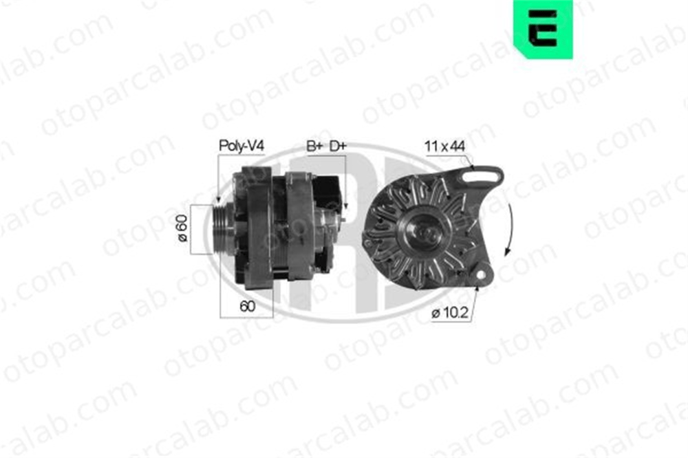 ERA 210219A Alternatör LANCIA Y10 FIAT PANDA 46231659 46231658