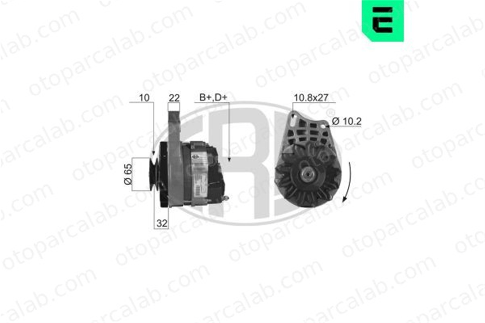 ERA 210225A Alternatör FIAT PANDA LANCIA A 112 4450594 4417595