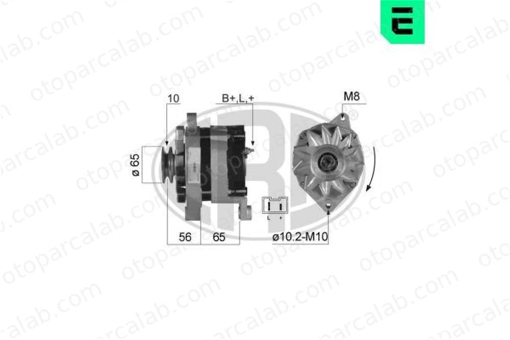 ERA 210226A Alternatör RENAULT RAPID Kasa/büyük limuzin CLIO I 7700784891 7700784890