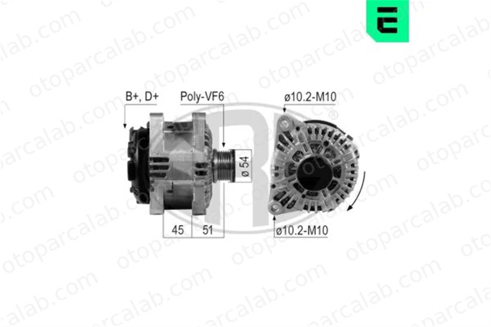 ERA 210243A Alternatör CITROËN BX BX Break 96408787 5702A0