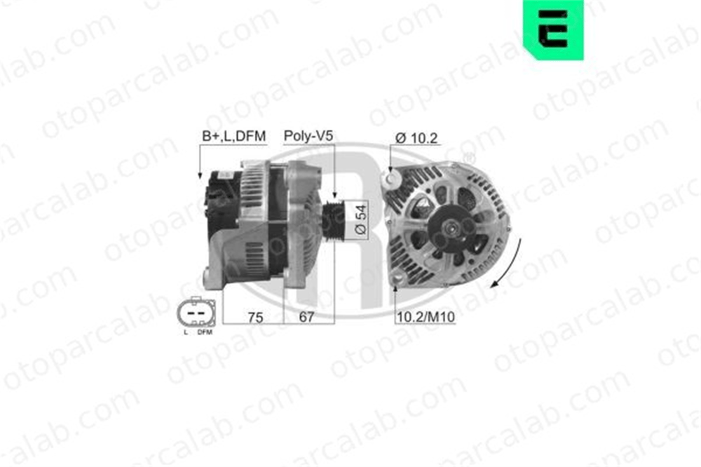 ERA 210260A Alternatör BMW 3 3 Touring 12317788222 12312249966