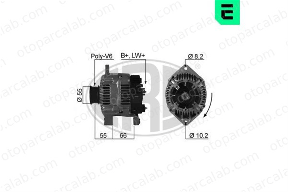 ERA 210261A Alternatör RENAULT CLIO I CLIO I Kasa/eğik arka 8602101 7700862613
