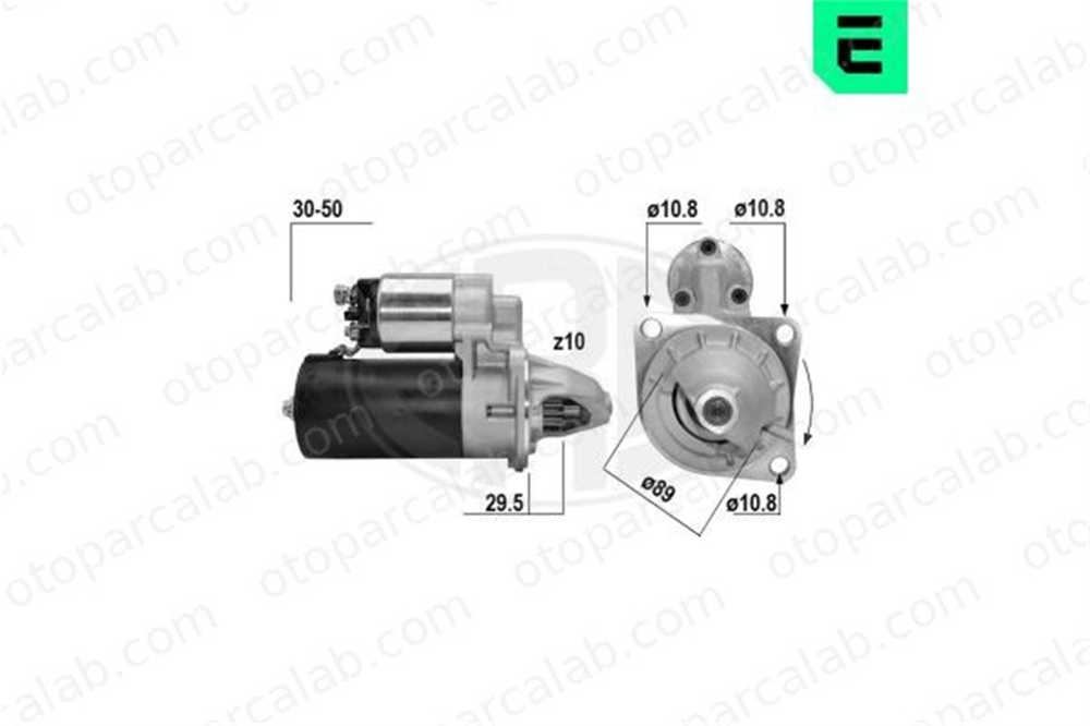 ERA 221080A Marş Dinamosu FORD TRANSIT Minibüs/Otobüs TRANSIT Panelvan/Van 1438561 5003639