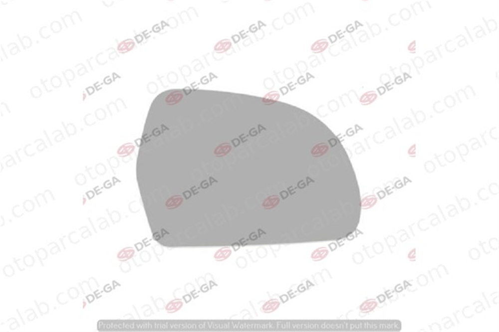 EUROBUMP AUD11A3031 Ayna Camı Dış Sağ AUDI A3 A3 Sportback 4F0857536AF 8P1858532DC01C