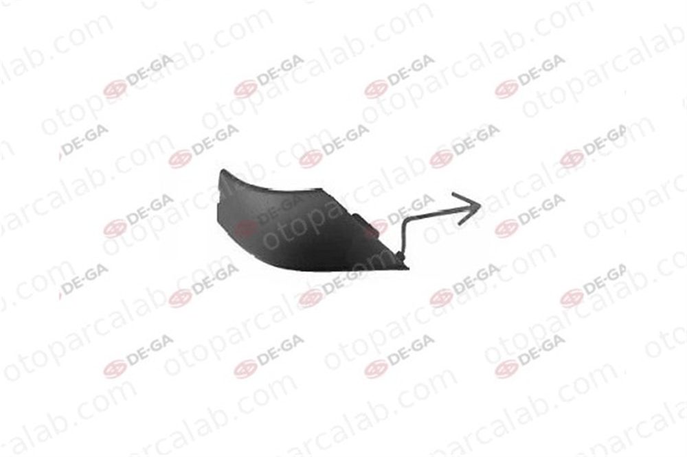 EUROBUMP FOR07CU022 Tampon Çeki Demir Kapağı Ön FORD TRANSIT CUSTOM V362 Minibüs/Otobüs TRANSIT CUSTOM V362 Panelvan/Van 1784309 1764062