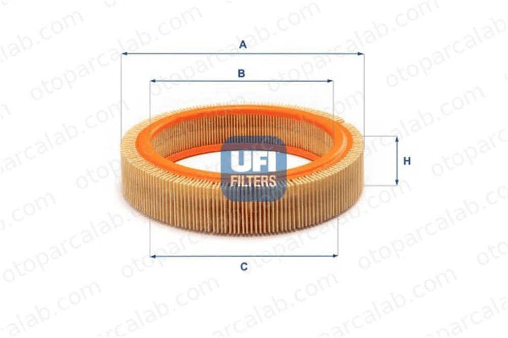 EUROREPAR 1444.L4 Hava Filtresi OPEL KADETT D KADETT B 1444L4 1444L0