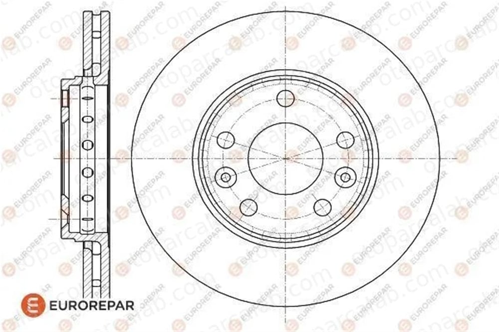 EUROREPAR 1618889780 Fren Disk Ayna Ön Sağ ve Sol DACIA DUSTER RENAULT MEGANE III Hatchback 1618889780 402060010R