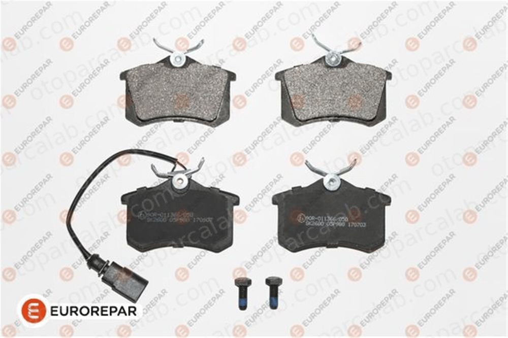 EUROREPAR 1619791880 Fren Disk Balata Arka VW SHARAN SEAT ALHAMBRA 1619791880 1109015