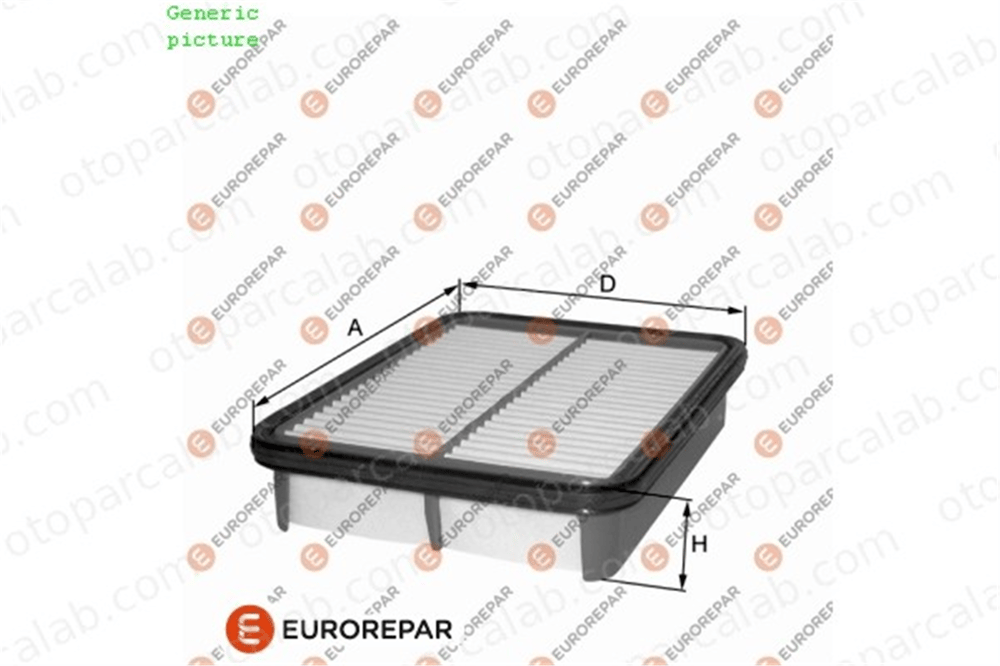 EUROREPAR 1680350680 Hava Filtresi SUZUKI GRAND VITARA I VITARA 1680350680 30025009
