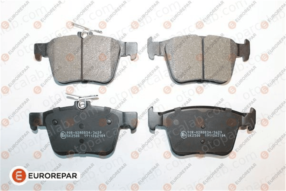 EUROREPAR 1681162280 Fren Disk Balata Arka VW TIGUAN GOLF VII 1681162280 3Q0698451