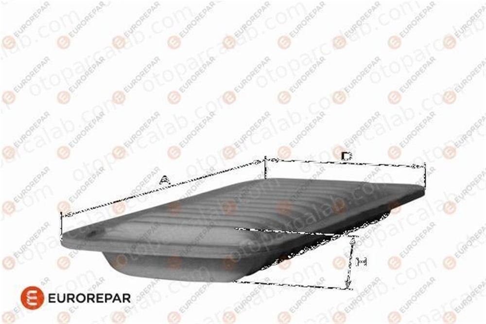 EUROREPAR 1682260580 Hava Filtresi TOYOTA AURIS COROLLA Sedan 1682260580 178010D060