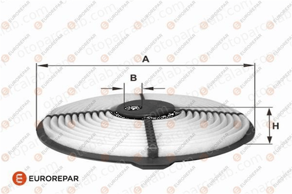 EUROREPAR 1682260680 Hava Filtresi TOYOTA COROLLA STARLET 1682260680 1480111100
