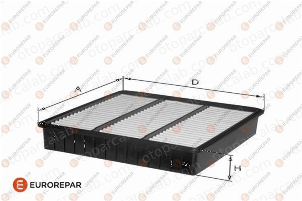EUROREPAR 1682261380 Hava Filtresi MITSUBISHI LANCER VII OUTLANDER I 1682261380 MR188657