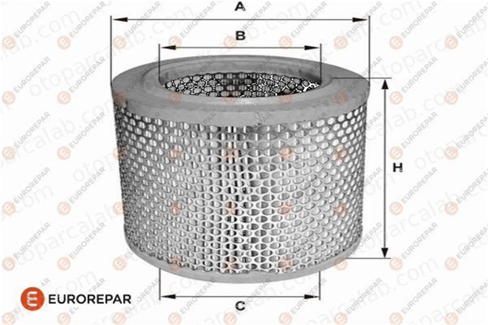 EUROREPAR 1682266880 Hava Filtresi IVECO DAILY II Panelvan/Van DAILY II Platform şasi 1682266880 1902486