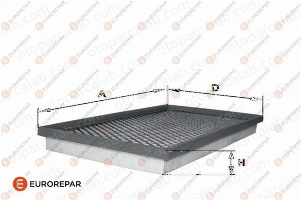 EUROREPAR 1682269380 Hava Filtresi VW AMAROK AMAROK Platform şasi 1682269380 2H0129620