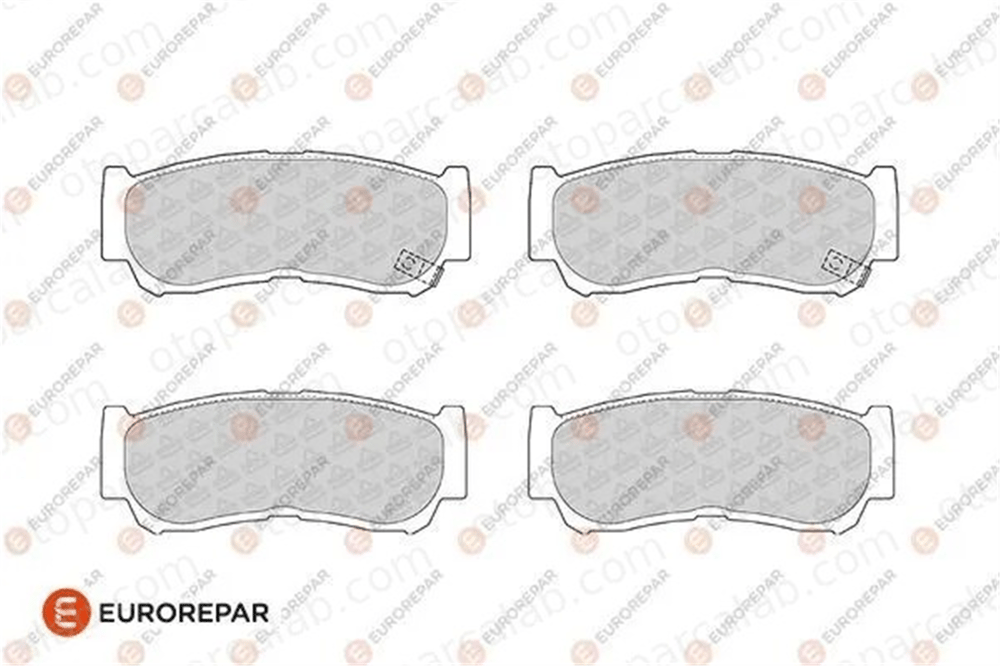 EUROREPAR 1686264480 Fren Disk Balata Arka HYUNDAI SANTA FÉ II H-1 / STAREX Minibüs/Otobüs 1686264480 583022BA00