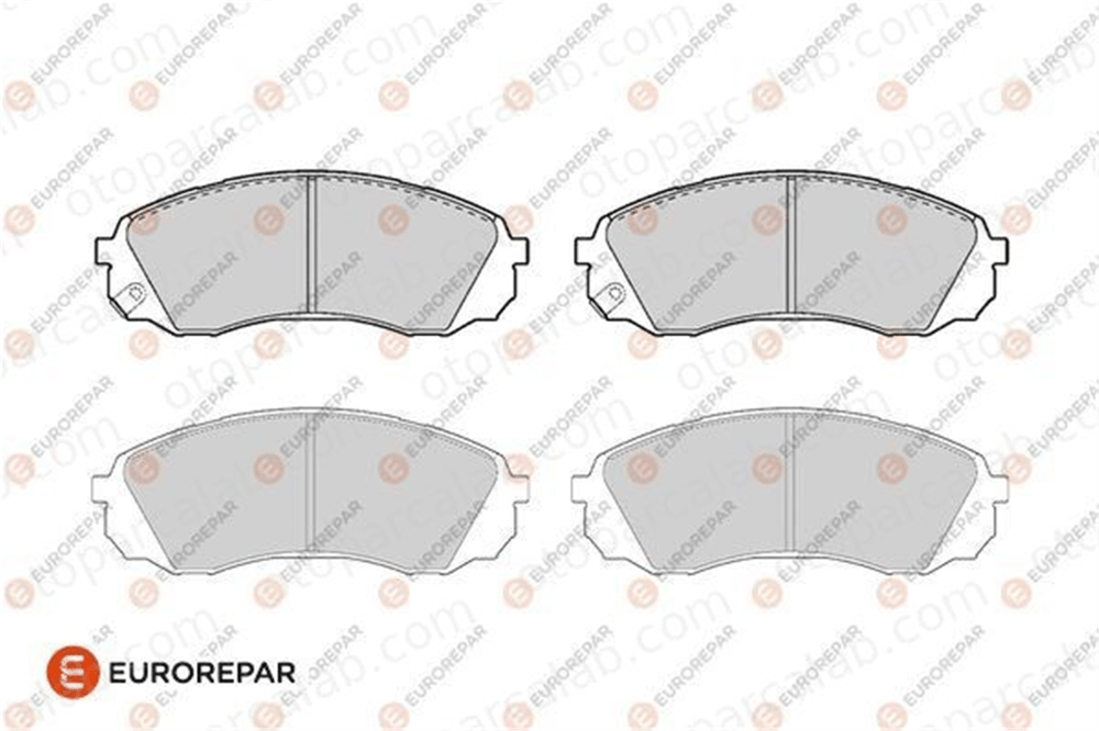 EUROREPAR 1686264780 Fren Disk Balata Ön KIA CARNIVAL / GRAND CARNIVAL III HYUNDAI H-1 Cargo 1686264780 581014DA00