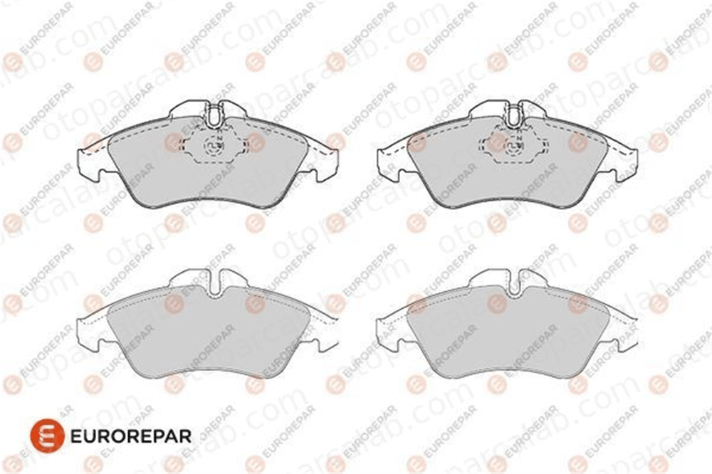 EUROREPAR 1686265680 Fren Disk Balata Ön MERCEDES-BENZ SPRINTER 3-t Panelvan/Van SPRINTER 3-t Minibüs/Otobüs 1686265680 24203920