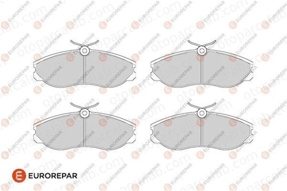 EUROREPAR 1686270580 Fren Disk Balata Ön FORD MAVERICK NISSAN SERENA 1686270580 1203933