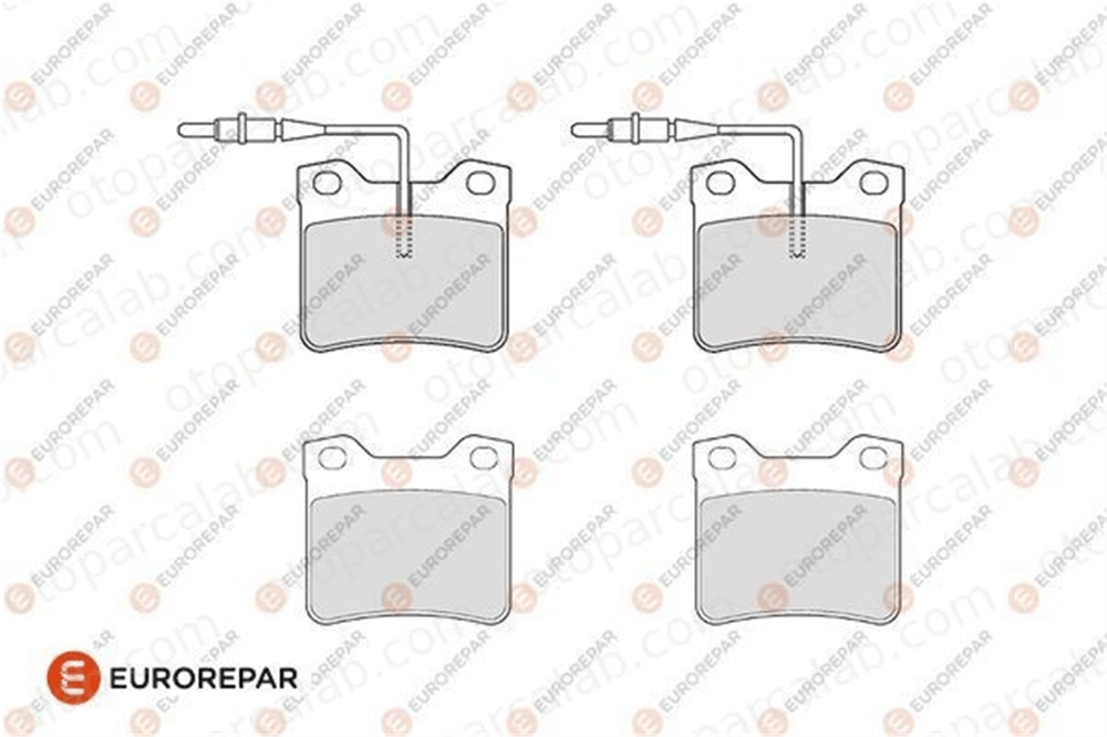 EUROREPAR 1686276280 Fren Disk Balata Ön MERCEDES-BENZ VITO Panelvan/Van VITO Minibüs/Otobüs 1686276280 24204820