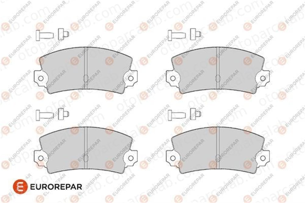 EUROREPAR 1686277280 Fren Disk Balata Ön RENAULT 25 21 Sedan 1686277280 7701602289