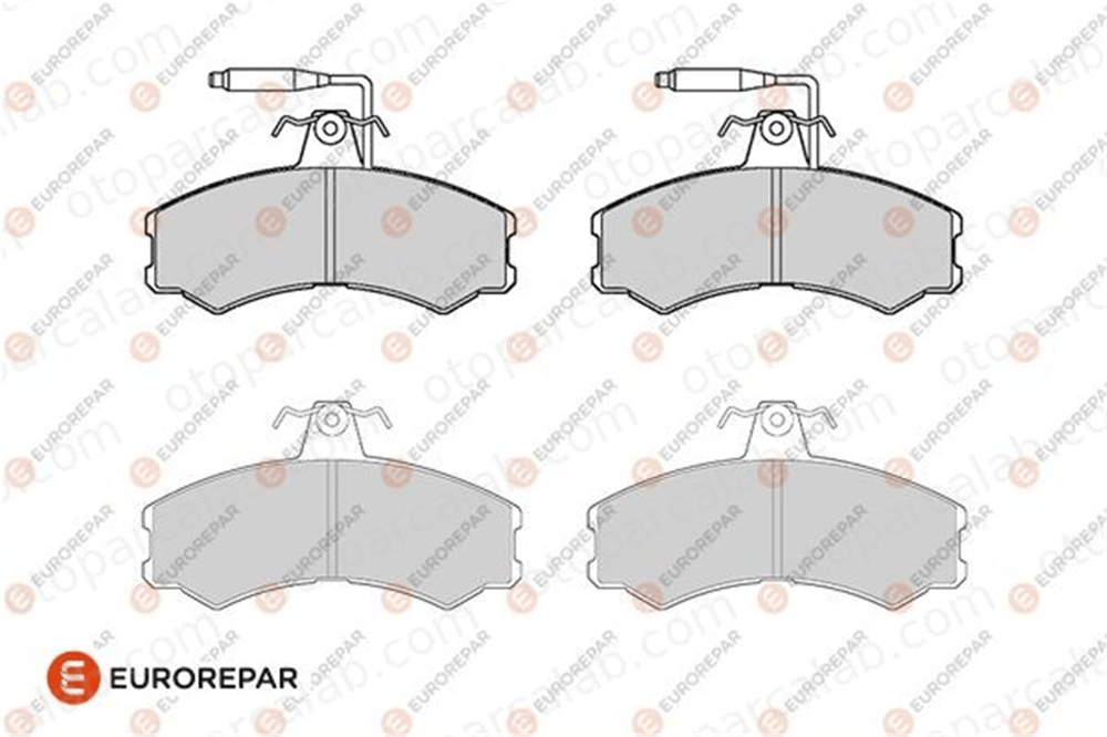 EUROREPAR 1686277880 Fren Disk Balata Ön FIAT DUCATO Panorama DUCATO Panelvan/Van 1686277880 9938205