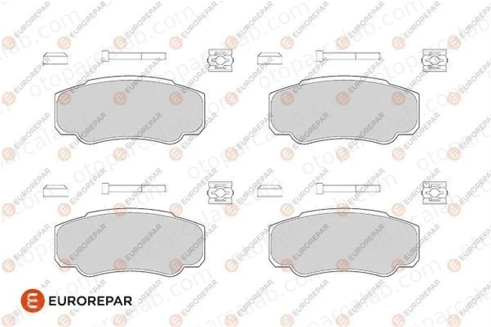 EUROREPAR 1686278080 Fren Disk Balata Arka CITROËN JUMPER Panelvan/Van JUMPER Minibüs/Otobüs 1686278080 425247