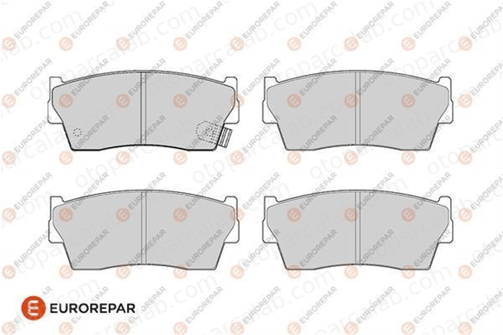 EUROREPAR 1686278280 Fren Disk Balata Ön SUZUKI VITARA Cabrio VITARA 1686278280 91172912