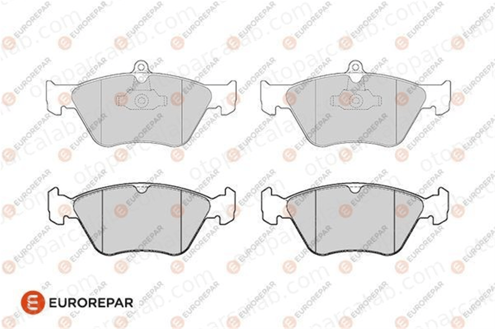 EUROREPAR 1686278380 Fren Disk Balata Ön SAAB 900 II Coupe 900 II Cabrio 1686278380 1605003