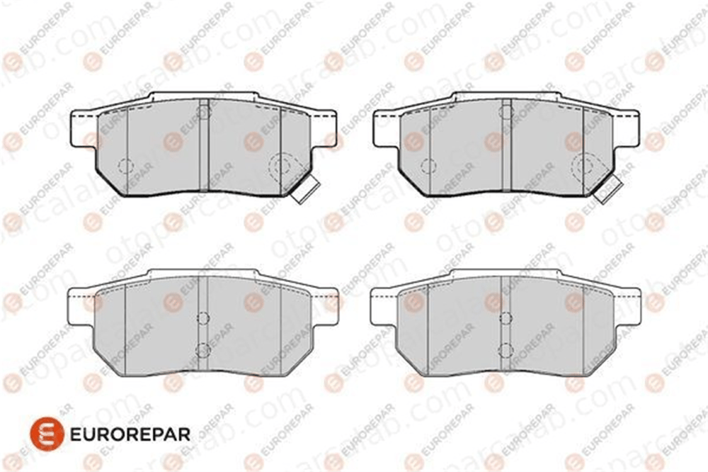 EUROREPAR 1686278780 Fren Disk Balata Ön ROVER 200 II Hatchback 400 II 1686278780 6022SP8000