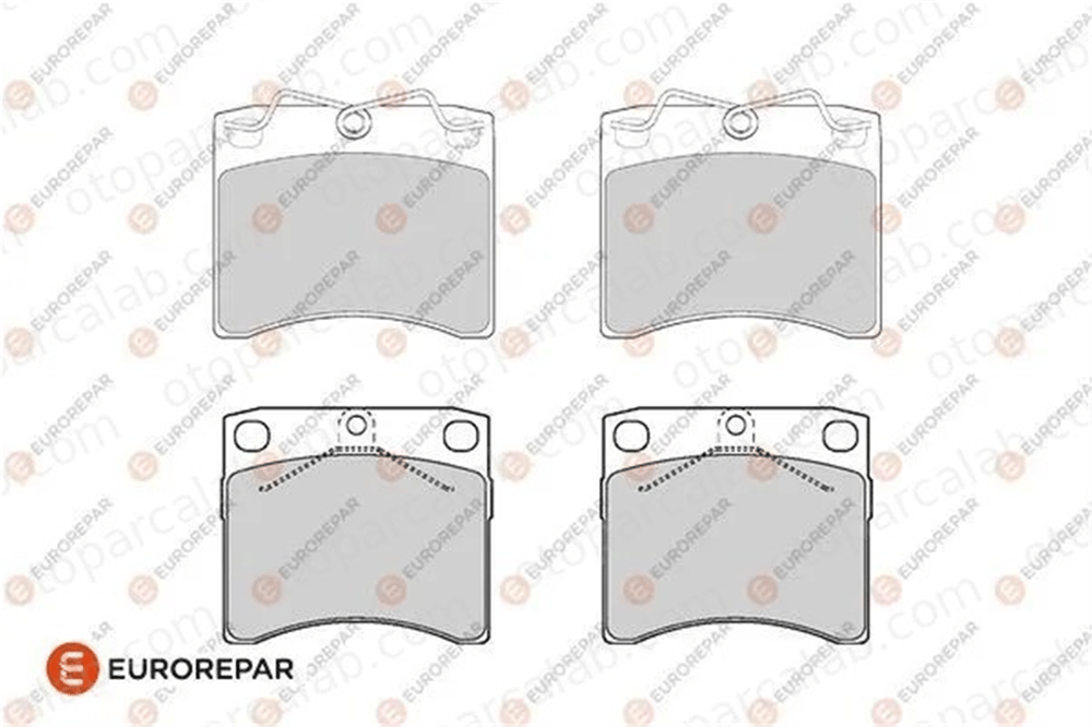 EUROREPAR 1686279580 Fren Disk Balata Ön VW TRANSPORTER T4 Minibüs/Otobüs TRANSPORTER T4 Panelvan/Van 1686279580 701698151A