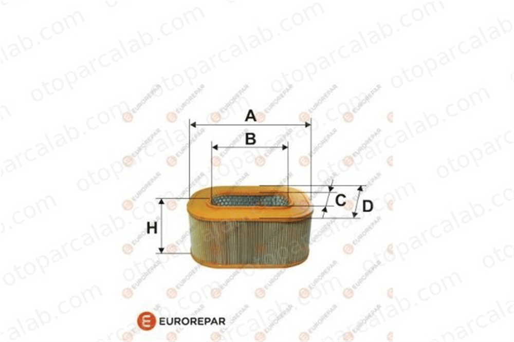 EUROREPAR E147003 Hava Filtresi CITROËN AX C15 Kasa/büyük limuzin E147003 1444A7