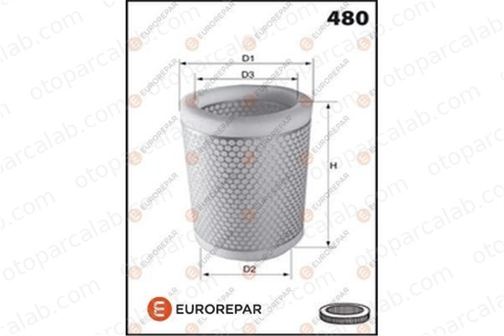 EUROREPAR E147014 Hava Filtresi PEUGEOT 104 CITROËN VISA E147014 7901144551