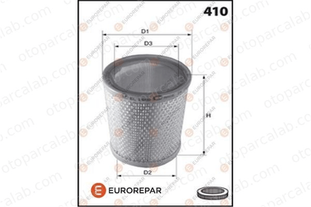 EUROREPAR E147086 Hava Filtresi FIAT PUNTO LANCIA MUSA E147086 46552772