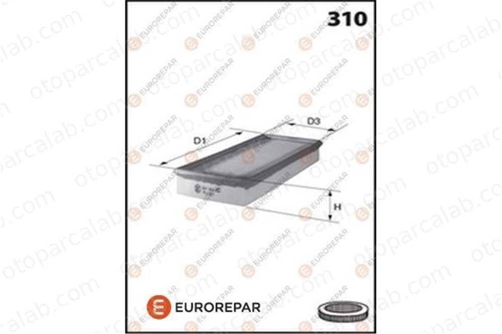 EUROREPAR E147179 Hava Filtresi OPEL ASTRA F Kombi van ASTRA F Station wagon E147179 NA289