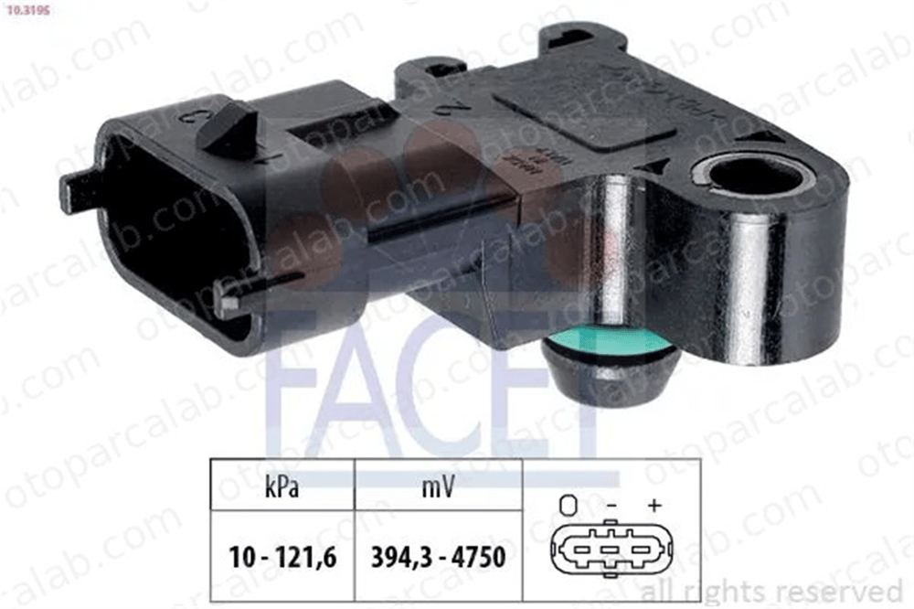FACET 10.3195 MAP Sensörü OPEL CORSA D ASTRA J 1235060 1238395