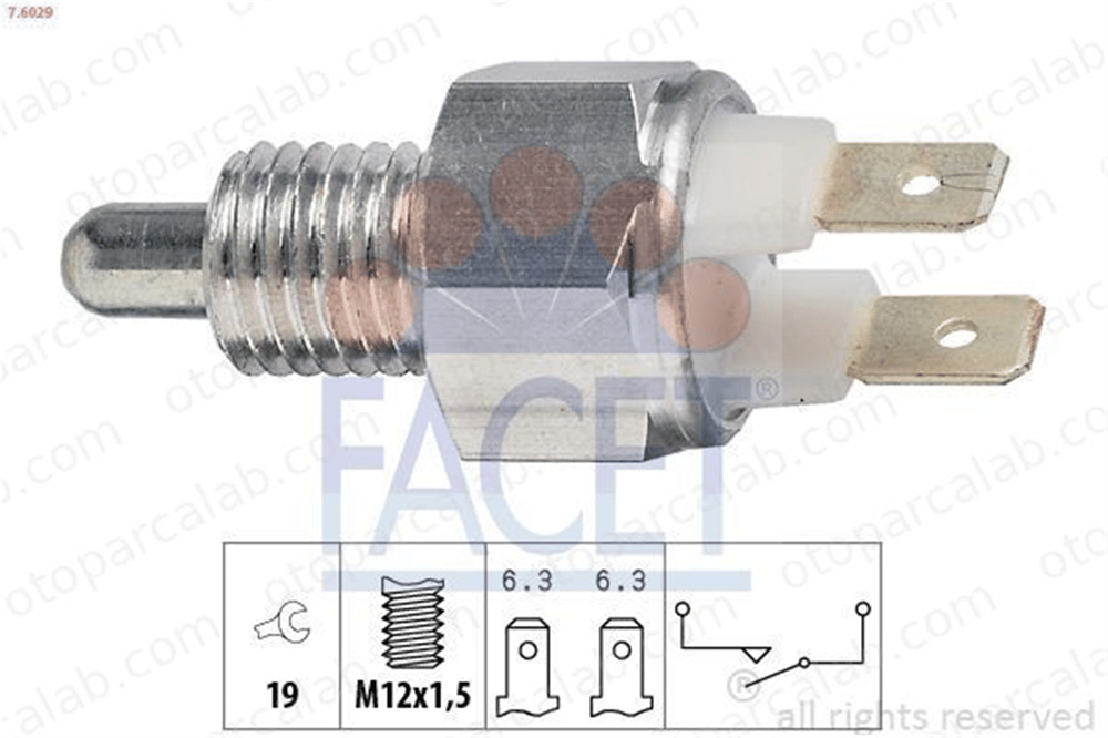FACET 7.6029 Geri Vites Müşürü BMW 3 5 23141354071 9509480